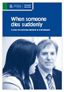 When Someone Dies Suddenly booklet thumbnail. 