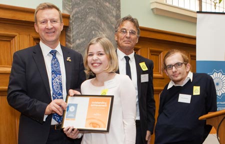 Image of Eilish Wilkes, winner in the Youth Health Volunteer Individual awards category.