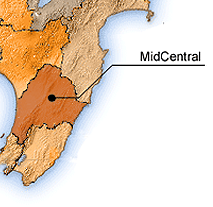 MidCentral dhb map.