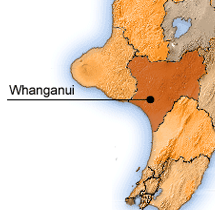Whanganui map