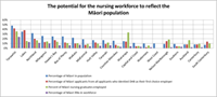 The potential for the nursing workforce to reflect the Māori population.
