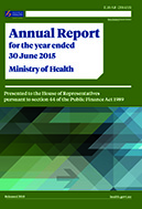 Annual Report for the year ended 30 June 2015: Ministry of Health