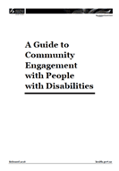 A Guide to Community Engagement with People with Disabilities. 