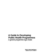 A Guide to Developing Public Health Programmes. 