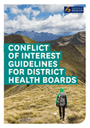 Conflict of Interest Guidelines for District Health Boards. 