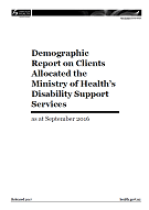 Demographic Report on Clients Allocated Disability Support Services. 