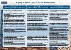 Equity of Health Care for Māori: A framework. 