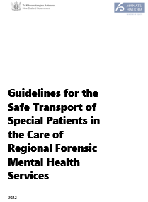 Guidelines for the safe transport of special patients in the care of Regional Forensic Mental Health Services