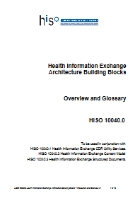Health Information Exchange Overview and Glossary. 