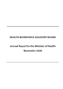 Health Workforce Advisory Board 2020 Annual Report. 
