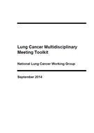 Lung Cancer Multidisciplinary Meeting Toolkit