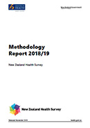 Methodology Report 2018/19: New Zealand Health Survey. 