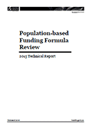 Population-based Funding Formula Review: 2015 Technical Report. 