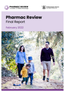 Pharmac Review Final Report and Executive Summary - cover page