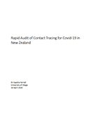 Rapid Audit of Contact Tracing for COVID-19 in New Zealand. 