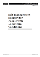 Self-management Support for People with Long-term Conditions