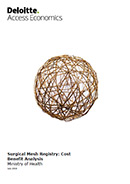Surgical Mesh Registry: Cost Benefit Analysis. 