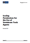 Issuing Permissions for Vertebrate Toxic Agents. 