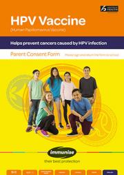 The Human Papillomavirus (HPV) Vaccine: School Consent Form cover thumbnail