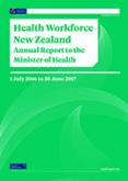 Health Workforce New Zealand Annual Report cover