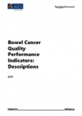 Bowel Cancer Quality Performance Indicators: Descriptions 2019. 