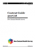 Content Guide 2017/18: New Zealand Health Survey