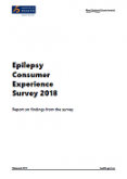 Epilepsy Consumer Experience Survey 2018. 