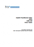 Health Practitioner Index Data Set. 