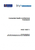 Connected Health Architectural Framework. 