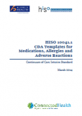 Clinical Document Architecture Templates for Medications, Allergies and Adverse Reactions. 