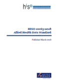 HISO 10065:2018 Allied Health Data Standard. 