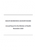 Health Workforce Advisory Board 2020 Annual Report. 
