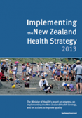 Implementing the New Zealand Health Strategy 2013 cover