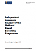 Independent Assurance Review for the National Bowel Screening Programme. 