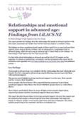 Relationships and emotional support: Findings from LiLACS NZ. 
