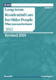 Long-term Residential Care for Older People. 