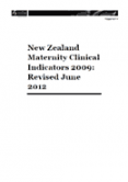 New Zealand Maternity Clinical Indicators 2009 cover thumbnail
