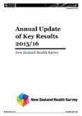 Annual Update of Key Results 2015/16: New Zealand Health Survey. 