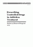 Prescribing Controlled Drugs in Addiction Treatment cover