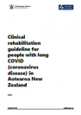 Clinical Rehabilitation Guideline for People with Long COVID in Aotearoa New Zealand. 