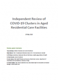 Independent Review of COVID 19 Clusters in Aged Residential Care Facilities