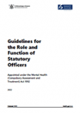 Guidelines for the Role and Function of Statutory Officers. 