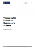 Therapeutic Products Regulatory Scheme: Consultation document. 