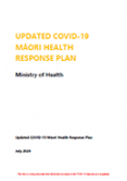 Updated COVID-19 Māori Response Action Plan