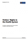 Victims’ Rights in the Health System. 