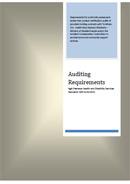 Auditing Requirements: Ngā Paerewa Health and Disability Services Standard. 