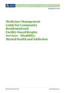 medicines care guide cover