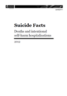 Suicide Facts: Deaths and intentional self-harm hospitalisations 2012.