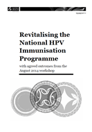Revitalising the National HPV Immunisation Programme. 