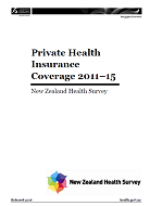 Private Health Insurance Coverage 2011–15: New Zealand Health Survey